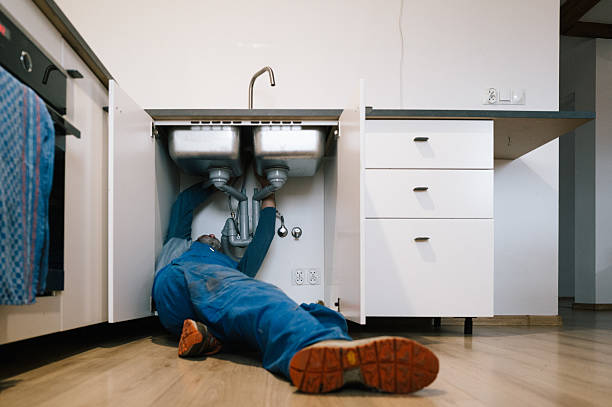 Professional Drain Cleaning technician working in Marlboro, NJ